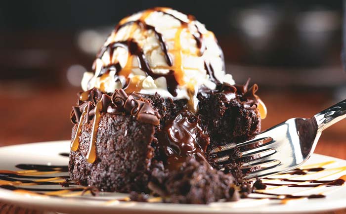 Black Angus Dessert - Molten Lava Cake
