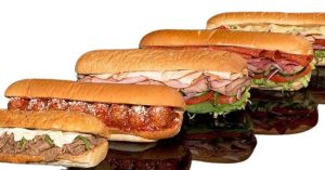 Subway sandwiches