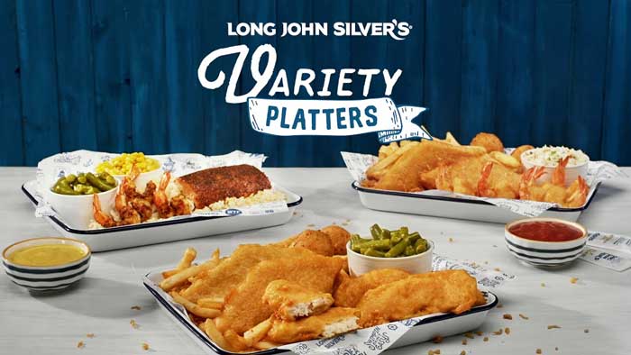 Long John Silvers Variety Platters