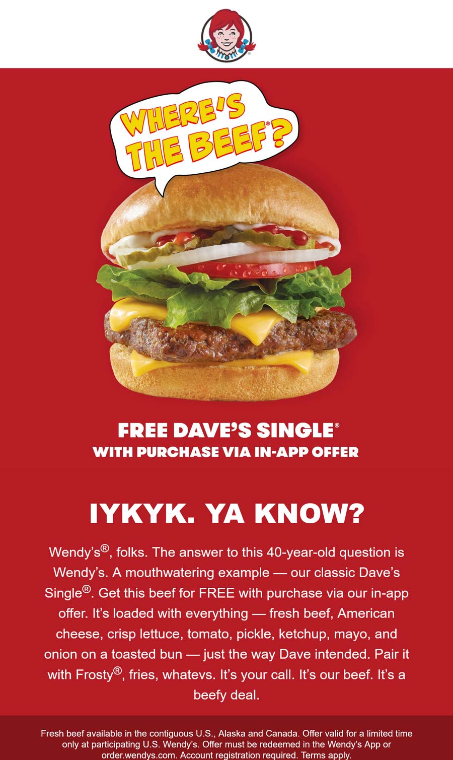 Wendys February 2024 Coupons and Promo Codes 🛒