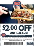 $2 off your sub sandwich today at Jersey Mikes #jerseymikes