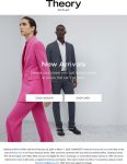 40% off new arrivals at Theory Outlet, ditto online #theoryoutlet