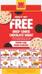 Free oreo cookie milkshake with any order & more today at Wienerschnitzel restaurants, or online via promo DRINKYOUROREO #wienerschnitzel