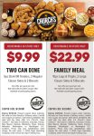 5pc dark or tenders + 2 sides + 2 biscuits = $10 & more at Churchs Texas chicken #churchs