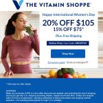 25% off online today at The Vitamin Shoppe via promo code MIGHTILY #thevitaminshoppe