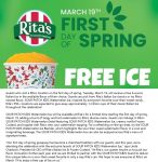 Free Italian ice Tuesday at Ritas #ritas