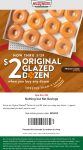 Second dozen for $2 at Krispy Kreme doughnuts, or online via promo code BOGO2 #krispykreme