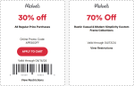 30% off at Michaels, or online via promo code APR30OFF #michaels