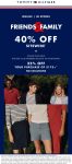 40% off everything online & extra 25% off $175+ at Tommy Hilfiger #tommyhilfiger