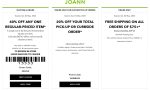 40% off a single item at Joann, or online via promo code 40SAVE #joann