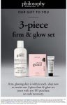 3 free gifts on $55 at Philosophy #philosophy