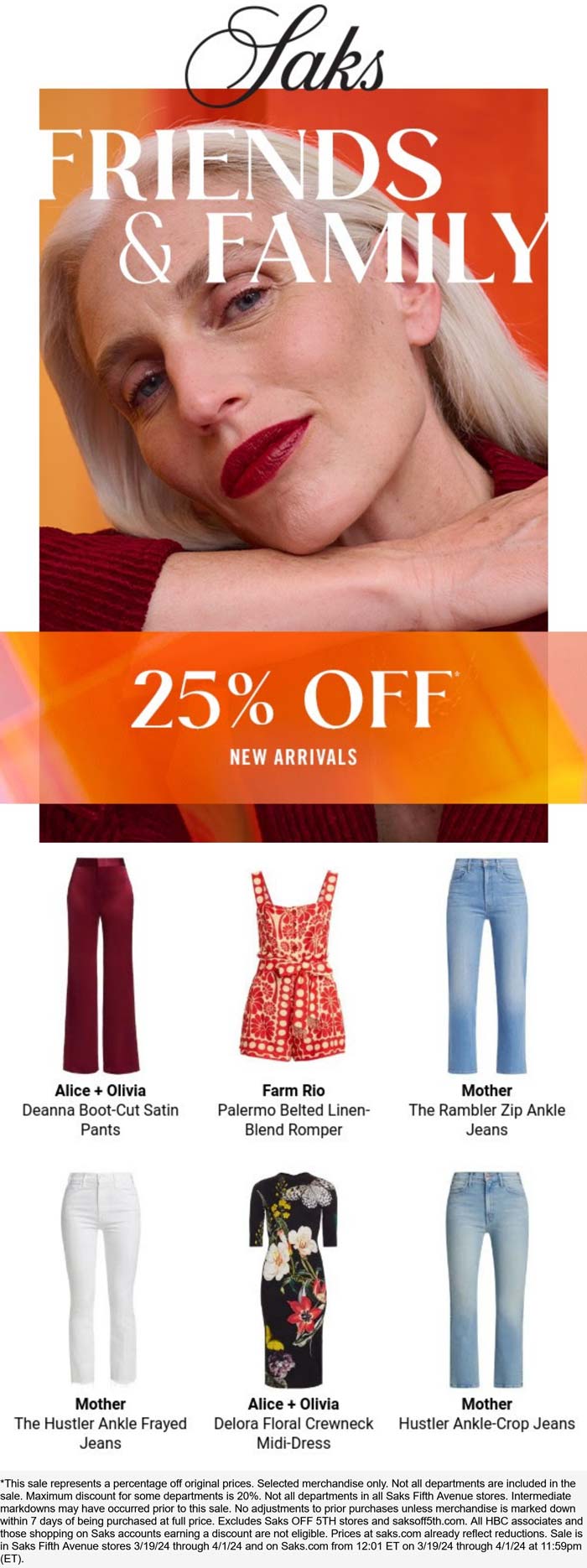 25 off new arrivals today at Saks Fifth Avenue saksfifthavenue The