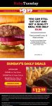 $10 steak, garden bar, cheeseburger or chicken pasta & more today at Ruby Tuesday #rubytuesday