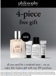 4 free gifts on $55 at Philosophy #philosophy