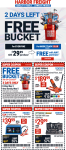 Free bucket at Harbor Freight Tools #harborfreight