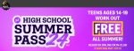 Teens workout free all summer at Planet Fitness #planetfitness