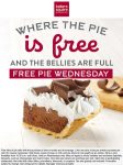 Free pie with your entree today at Bakers Square #bakerssquare