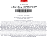 Extra 20% off at JCPenney, or online via promo code 25GOSHOP #jcpenney