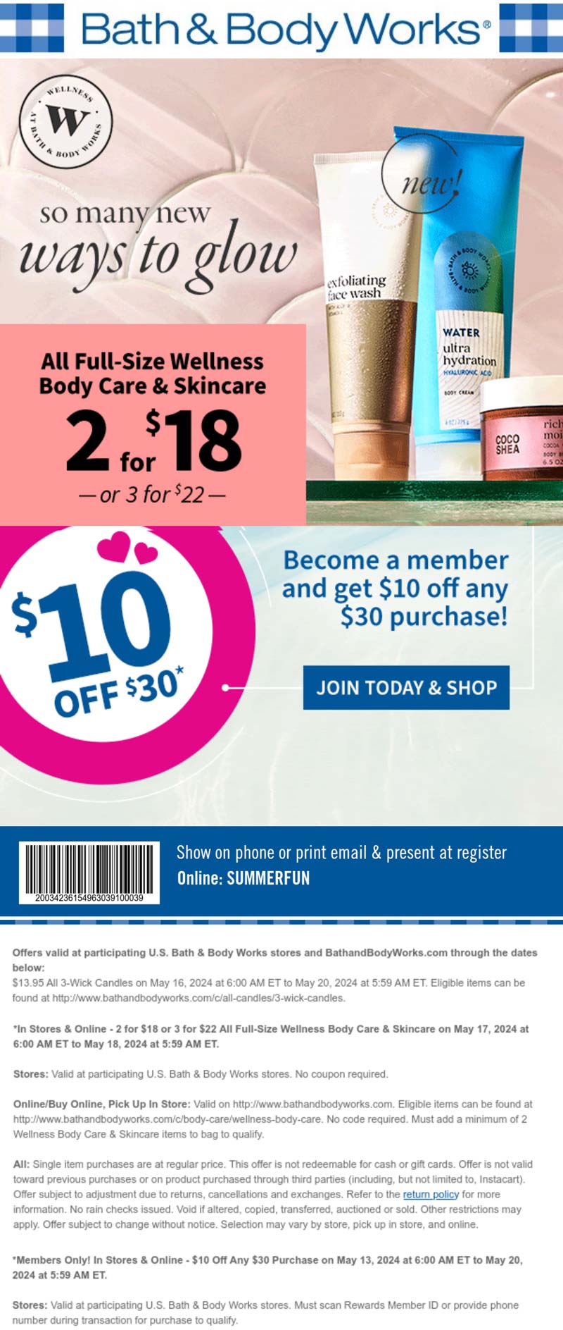 BATH AND BODY WORKS 20 OFF CODE OCTOBER 2021 visual data 3