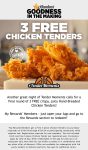3 free chicken tenders via login at Hardees #hardees