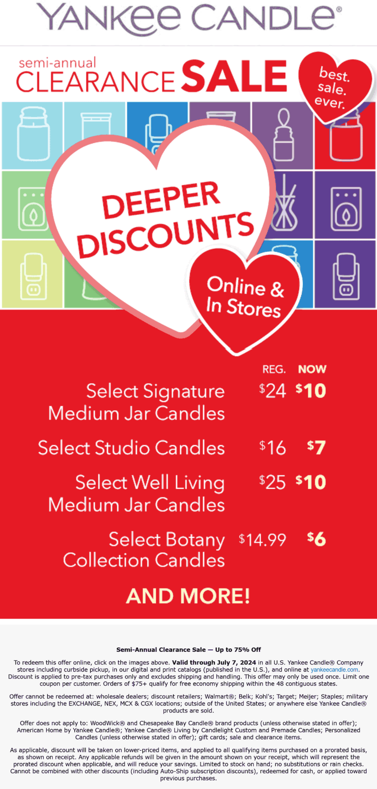 $7 studio candles & more online at Yankee Candle