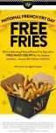 Free fries via login today at New York Fries #newyorkfries