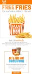 Free fries with your order today at Whataburger #whataburger