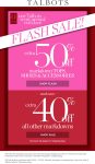 Extra 40-50% off sale items online at Talbots #talbots