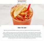 Free iced tea Thurs at McAlisters Deli #mcalistersdeli