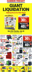 Extra 30-40% off clearance items at Harbor Freight, ditto online #harborfreight