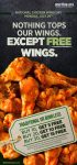 5-15 free wings when ordering 10+ today at Beef OBradys restaurants #beefobradys