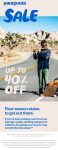 Past season styles are 40% off at Patagonia #patagonia