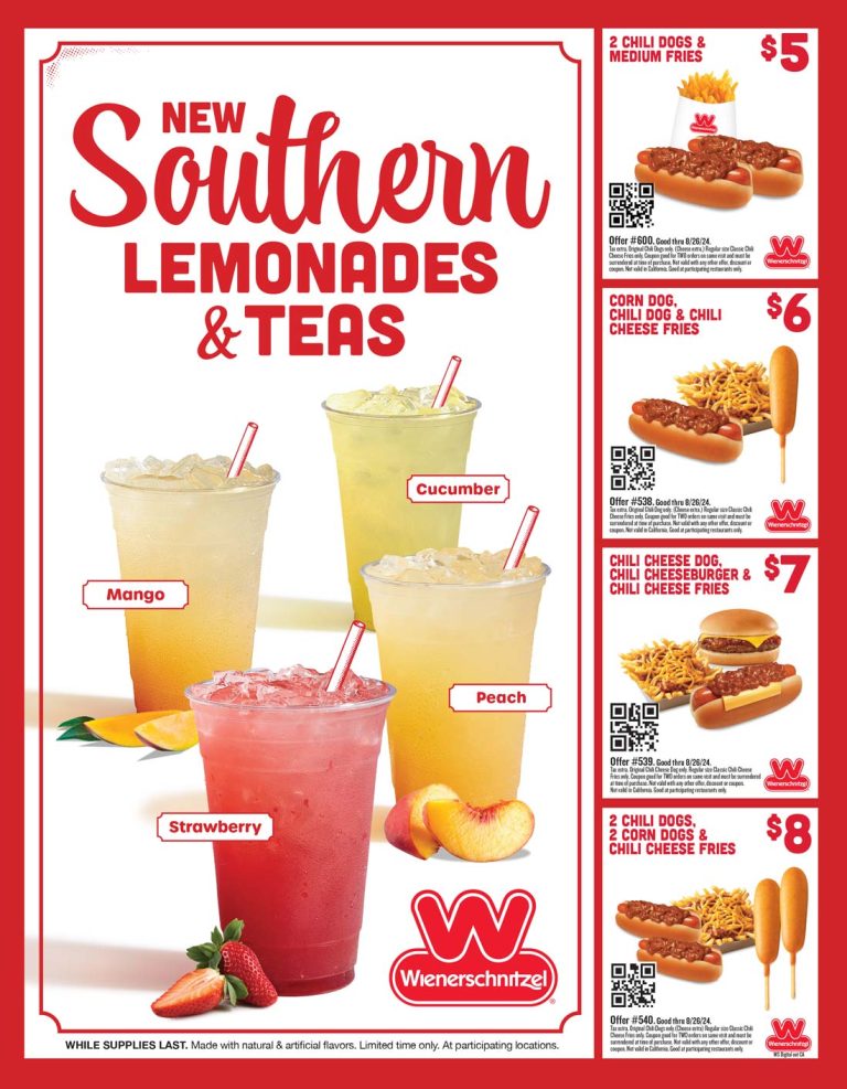 2 chili dogs + fries = $5 & more at Wienerschnitzel