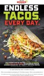 Bottomless tacos = $10 daily at On The Border restaurants #ontheborder