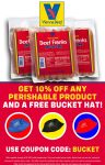 10% off + free bucket hat at Vienna Beef via promo code BUCKET #viennabeef