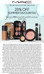 25% off + free journal on $75 at MAC cosmetics, ditto online #mac