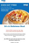 Kids eat free with your entree daily 4-10p at IHOP #ihop