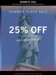 25% off at Kenneth Cole #kennethcole