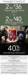 40% off everything Halloween & more at Yankee Candle #yankeecandle