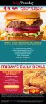 Cheesburger steak & more for $10 this weekend at Ruby Tuesday #rubytuesday