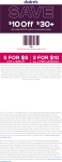 $10 off $30 at Claires, or online via promo code HOT10 #claires