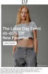 Extra 60% off sale items online at Gap #gap