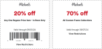 20% off a single item at Michaels #michaels