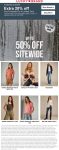 Extra 20% off & more at Lucky Brand, ditto online #luckybrand