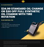 Oil change + tire rotation = $35 at Midas #midas