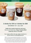 $5 buck drinks today at Starbucks coffee #starbucks