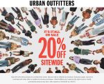 20% off everything online at Urban Outfitters #urbanoutfitters