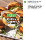 Free chicken sandwich on $10 today at Shake Shack via promo code CHICKENSUNDAY #shakeshack