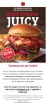 Cheeseburger + fries = $10 today at Applebees #applebees