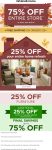 25% off entire home refresh & more today at Kirklands #kirklands